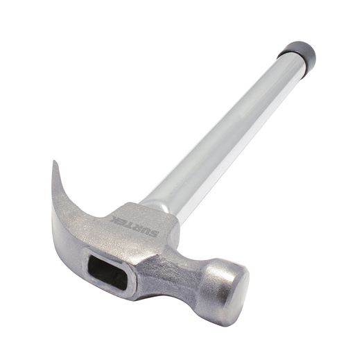 [416T] Martillo de uña curva con mango tubular de 13", 16 oz Surtek