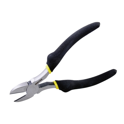 [947] Pinza para electricista con mango rubber grip de 7" corte diagonal Surtek