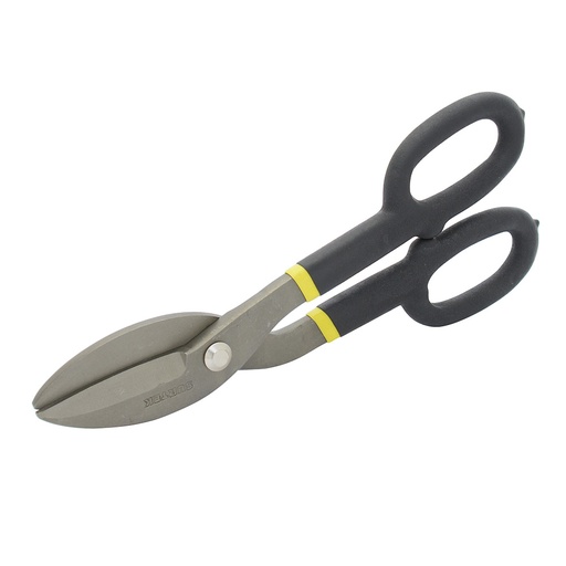 [TJH10A] Tijeras para hojalatero con mango rubber grip, angulada 10" Surtek