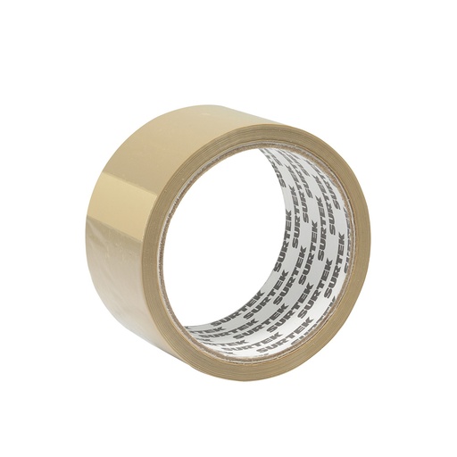 [138017] Cinta canela hot melt para empacar 48 mm x 50 m Surtek