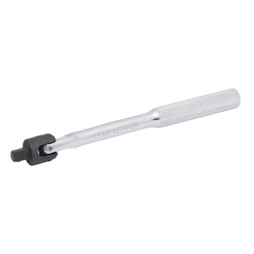 [4766] Mango articulado cromado para dado cuadro de 1/4", 13/16" Urrea