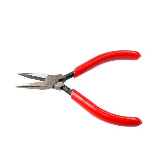 [28560] Pinza para electrónica con mango rubber grip de 4-3/4" cónica lisa Urrea