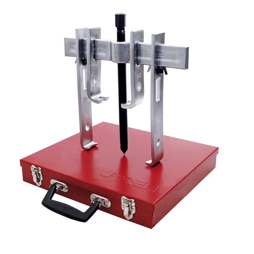 [4238B] Extractor quijada recta tipo "A" 10 ton, 9 piezas en caja metálica Urrea