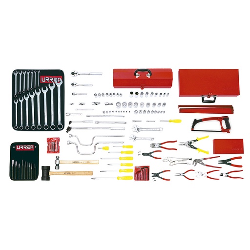 [99500] Juego básico industrial en pulgadas 124 piezas Urrea