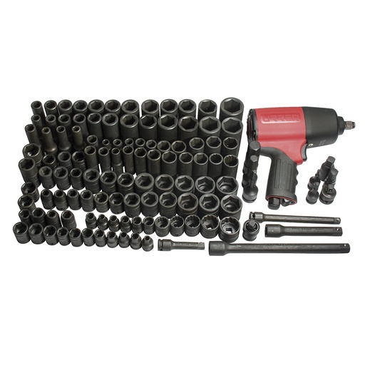 [98152] Juego intermedio industrial impacto combinado 118 piezas, sin gabinete Urrea