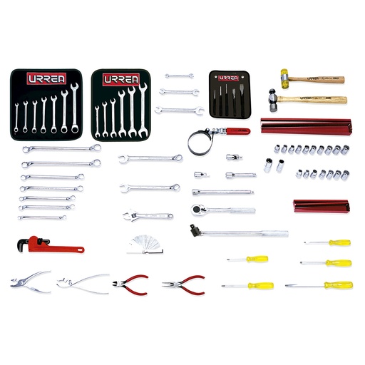 [9911] Juego combinado automotriz para mantenimiento 70 piezas Urrea