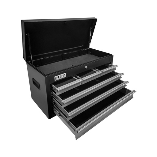 [H27S6] Gabinete superior 6 gavetas color negro serie H 41" Urrea