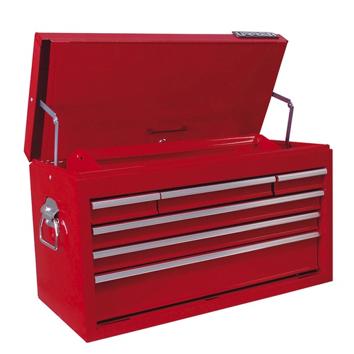[I27S6] Gabinete superior con 6 gavetas color rojo 27" serie I Urrea