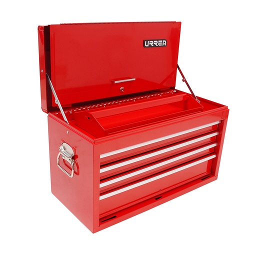[I27S4] Gabinete superior con 4 gavetas color rojo 27" serie I Urrea