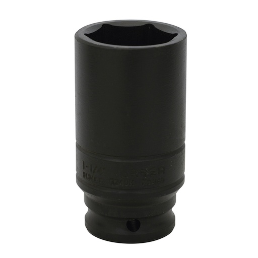 [7340H] Dado de impacto largo cuadro de 1/2", 6 puntas, en pulgadas, 1-1/4" Urrea