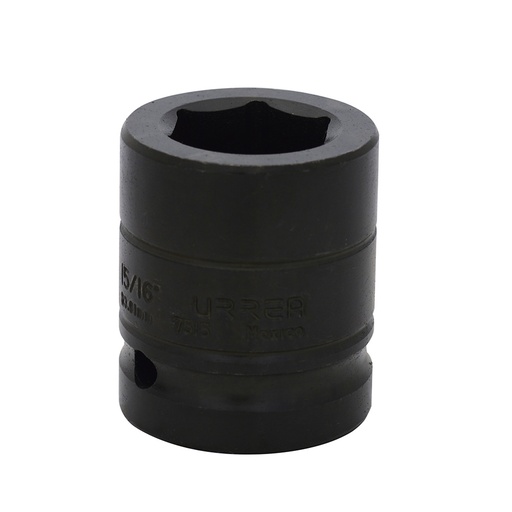 [7515] Dado de impacto cuadro de 3/4", 6 puntas, en pulgadas, 15/16" Urrea