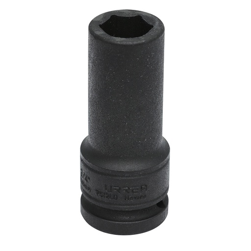 [7512LD] Dado de impacto largo pared delgada cuadro de 3/4", 6 puntas, en pulgadas, 3/4" Urrea