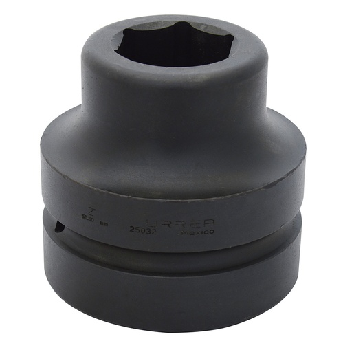 [25032] Dado de impacto cuadro de 2-1/2", 6 puntas, en pulgadas, 2" Urrea