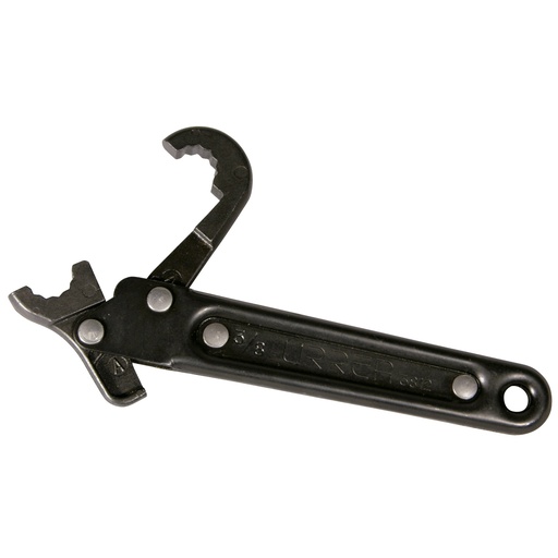 [3812] Llave abocinada rápida pavonada en pulgadas, 12 puntas, 3/8" Urrea