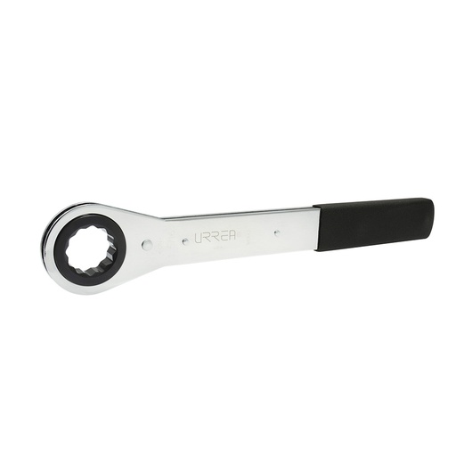 [WER48] Llave de estrías pulido espejo plana de matraca en pulgadas, 12 puntas, 1-1/2" Urrea