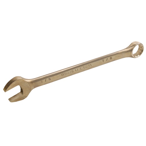 [UH1228] Llave combinada de bronce-aluminio antichispa en pulgadas, 12 puntas, 7/8" Urrea