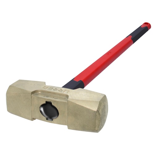 [UH74FG] Marro de bronce-aluminio antichispa de 18lb con mango extra largo de fibra de vidrio 34" Urrea