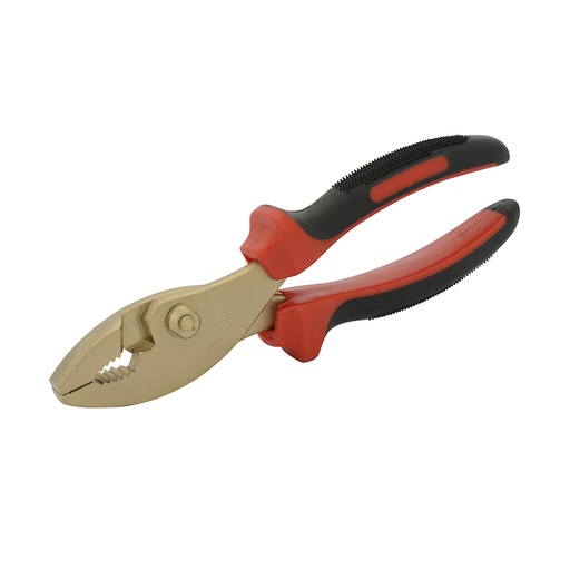 [UH278] Pinza de bronce-aluminio antichispa con mango bimaterial de 8", para mecánico Urrea