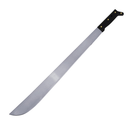 [130516] Machete troquelado con mango negro recto 24" Surtek