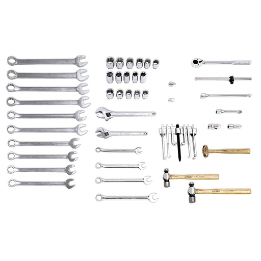 [98300] Juego básico industrial para mantenimiento pesado en pulgadas 44 piezas Urrea