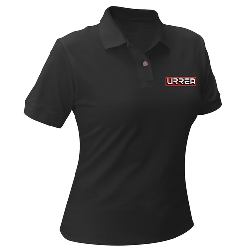[UPODNM] Playera tipo polo para dama color negro talla M Urrea