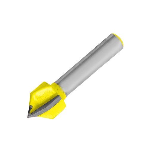 [119264] Broca para router de acero corte en "V" 3/8" zanco de 1/4" Surtek