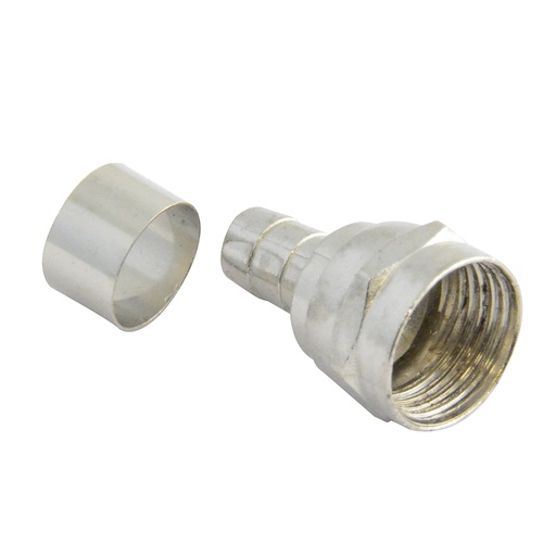 [153200] Conector para cable coaxial RG59 tipo campana, 4 piezas Surtek