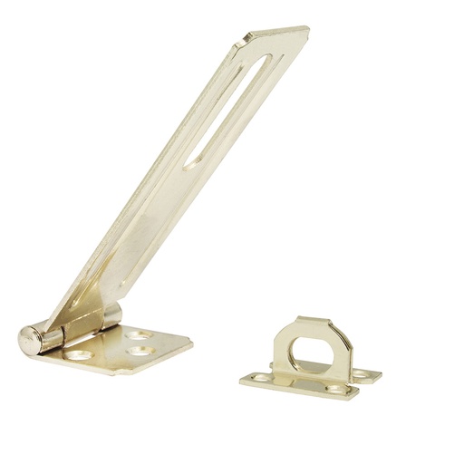 [LPC412LBB] Portacandado 4-1/2" latón brillante Lock