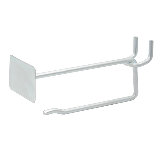 [124129] Gancho para perfocel con preciador metálico, 6" Surtek