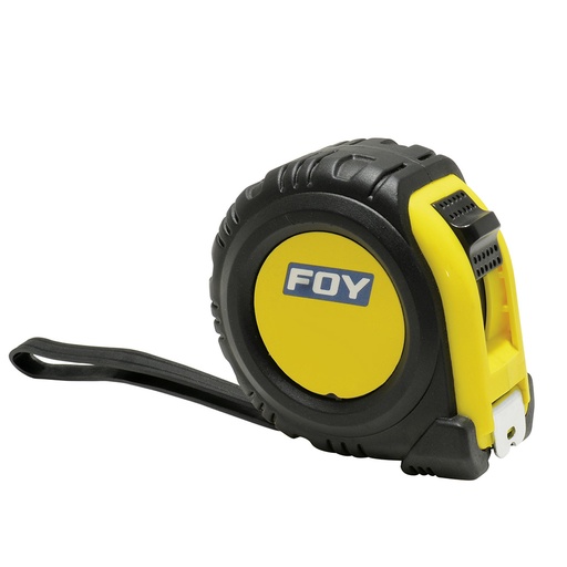 [142063] Flexómetro con carcasa anti-impacto 5 m x 3/4" Foy