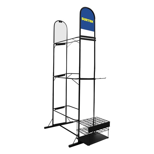 [RCARRVER] Exhibidor de piso vertical para carretillas y accesorios 86.5 x 60 x 193 cm Surtek