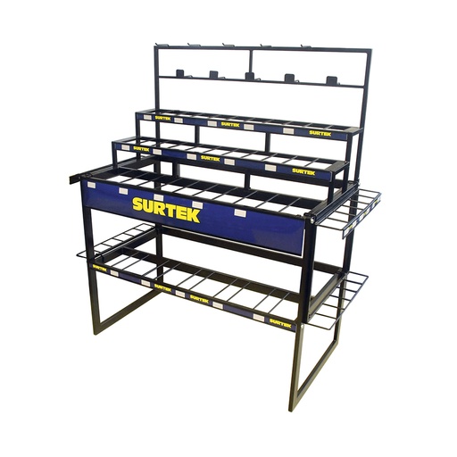 [RGOLPE] Rack de piso para herramienta de golpe 138 x 64 x 150 cm Surtek