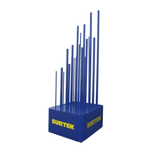 [EXHTELA] Exhibidor de piso para telas para mosquitero70 x 80 x 210 cm Surtek