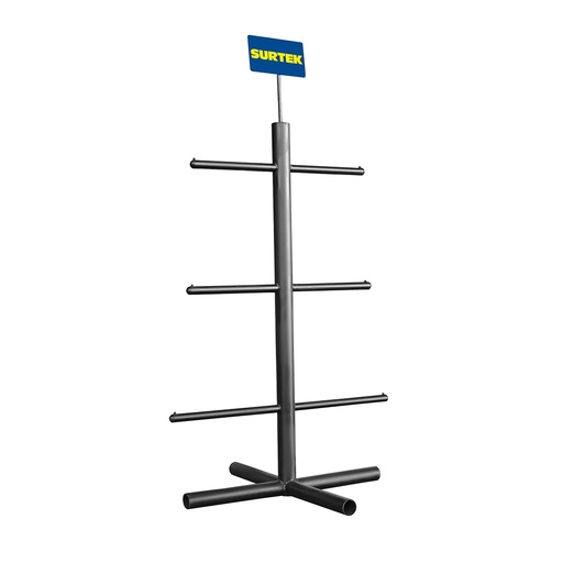[RCUERDA] Exhibidor de piso para cuerdas de polipropileno 90 x 186 x 91 cm Surtek
