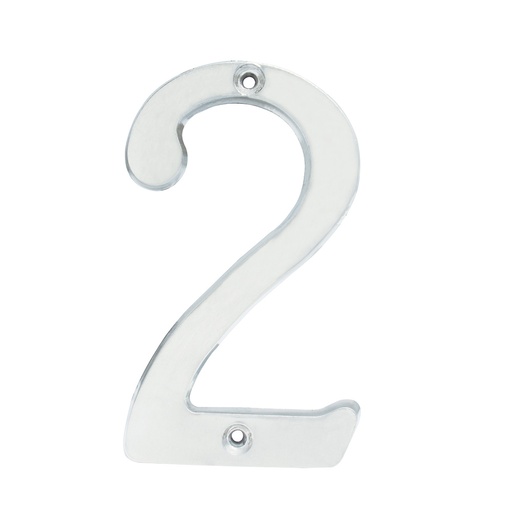 [L6802CS] Número 2 slim 4" níquel satinado Lock