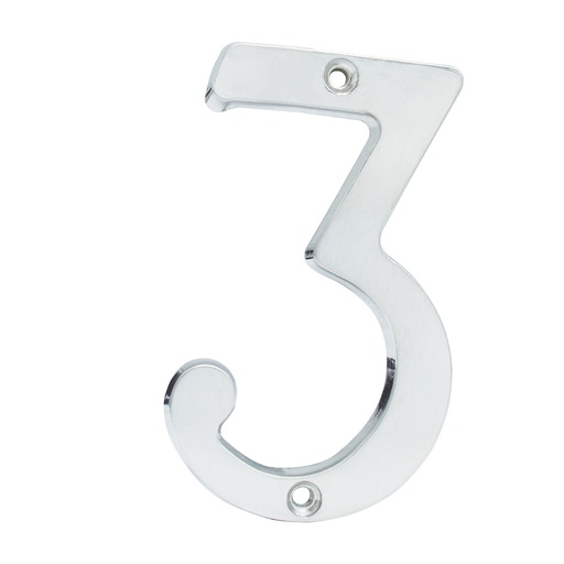 [L6803CS] Número 3 slim 4" níquel satinado Lock
