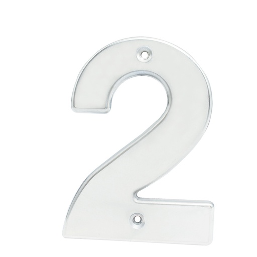 [L602C] Número 2 bold 4" níquel satinado Lock