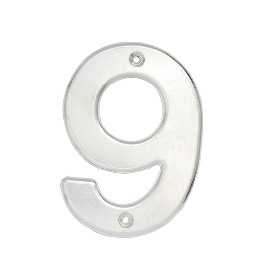 [L609C] Número 9 bold 4" níquel satinado Lock