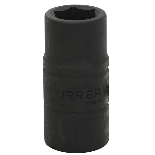 [741921M] Dado de impacto corto doble boca métrico cuadro de 1/2", 19 x 21 mm Urrea