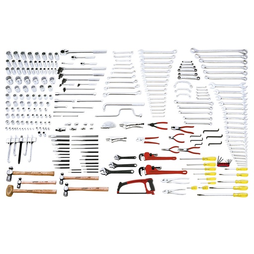 [9909] Juego maestro industrial en pulgadas 269 piezas, sin gabinete Urrea