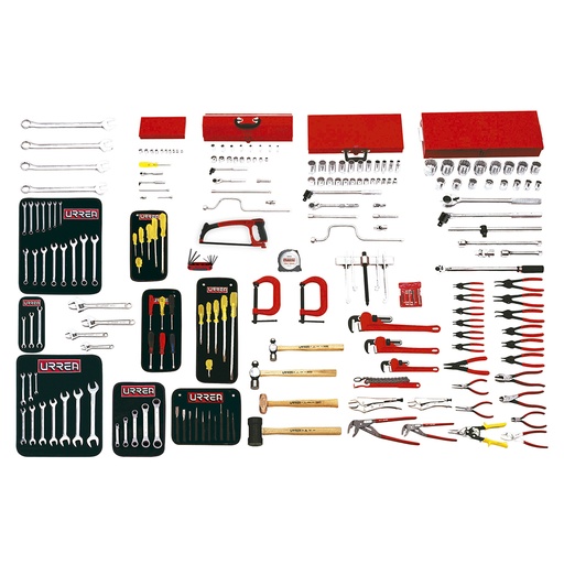 [99710] Juego intermedio industrial en pulgadas 209 piezas, sin gabinete Urrea