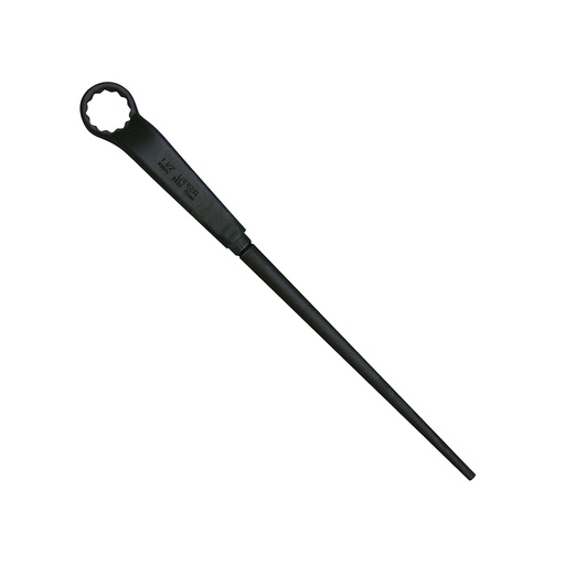 [2624HL] Llave acodada de alta palanca fosfatizada con cola en pulgadas, 12 puntas, 1-1/2" Urrea
