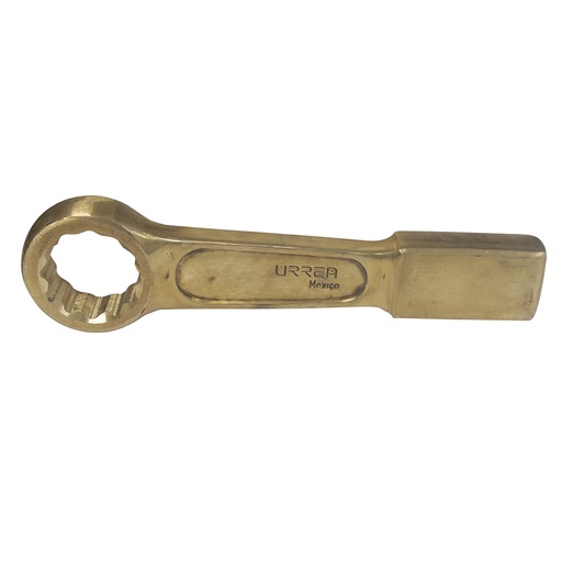 [UH2780SWM] Llave de golpe plana de bronce-aluminio antichispa métrica, 12 puntas, 80 mm Urrea