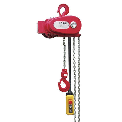 [45302] Polipasto eléctrico 1 ramal, 2 ton, cadena 3 m Urrea