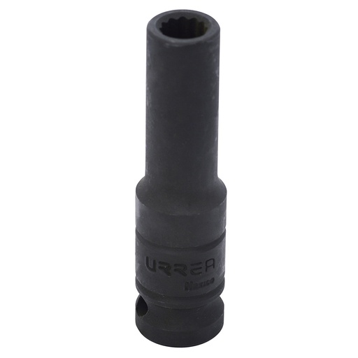 [7316] Dado de impacto largo cuadro de 1/2", 12 puntas, en pulgadas, 1/2" Urrea