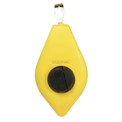 [130569] Juego de tiralíneas plástico 30 m, con tiza, 3 piezas Surtek