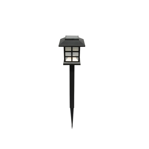 [LUJS04] Luminario de LED estaca recargable solar tipo oriental Surtek