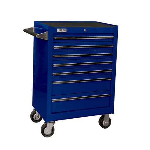 [X27M7A] Gabinete móvil 7 gavetas color azul serie X 27" Urrea