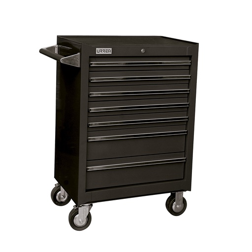 [X27M7N] Gabinete móvil 7 gavetas color negro serie X 27" Urrea
