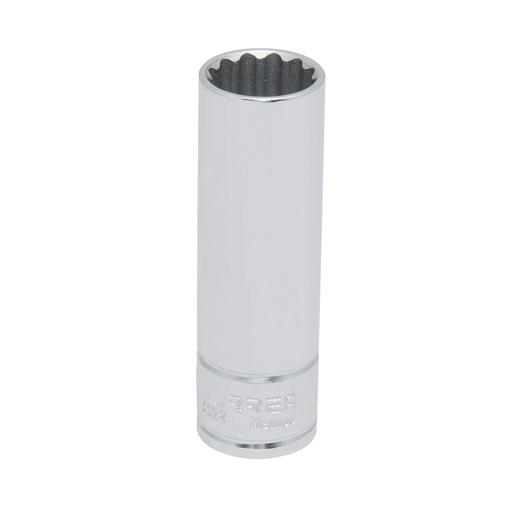 [5322] Dado largo cuadro de 1/2", 12 puntas, en pulgadas, 11/16" Urrea